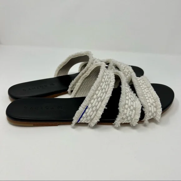 Rothy’s | Sea Shell Fringe, Triple Band Sandal - EUC - Picture 4 of 7